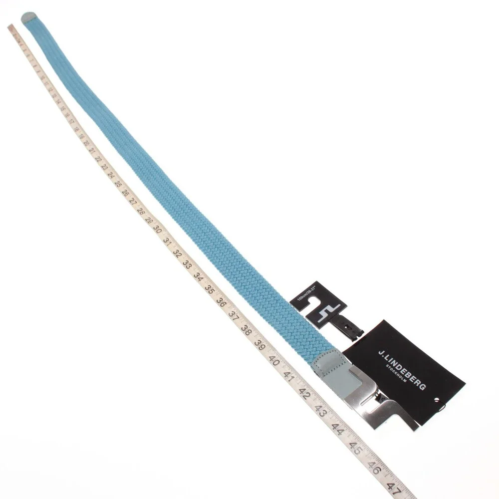 J.Lindeberg NWT Berry Elastic Braided / Woven Belt Size 100 (US 36-37) in Blue